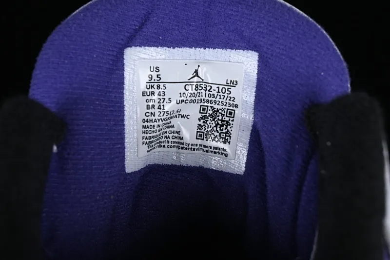 All categories Air Jordan Jordan series basketball shoes Air Jordan 3 LW version Air Jordan 3 "Pine Green" AJ3 Joe 3 Villain Purple CT8532-105